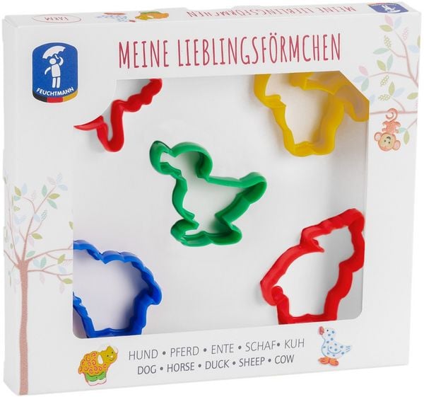 Produktbild: Meine Lieblingsf&ouml;rmchen - Farm - 5 St&uuml;ck zum Ausstechen u. Basteln