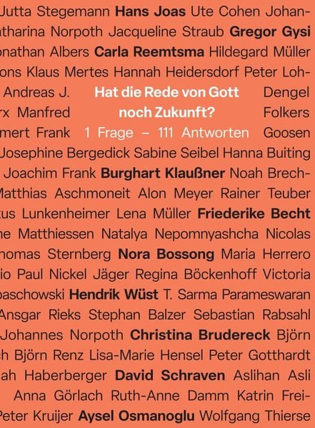 Produktbild: Hat die Rede von Gott noch Zukunft?