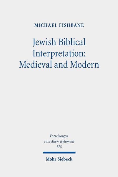 Produktbild: Jewish Biblical Interpretation: Medieval and Modern