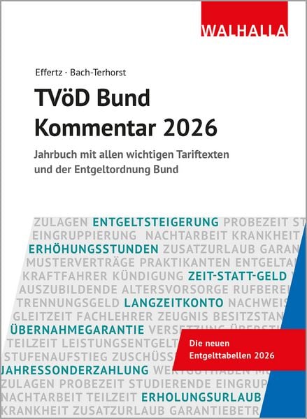 Produktbild: TV&ouml;D Bund Kommentar 2026