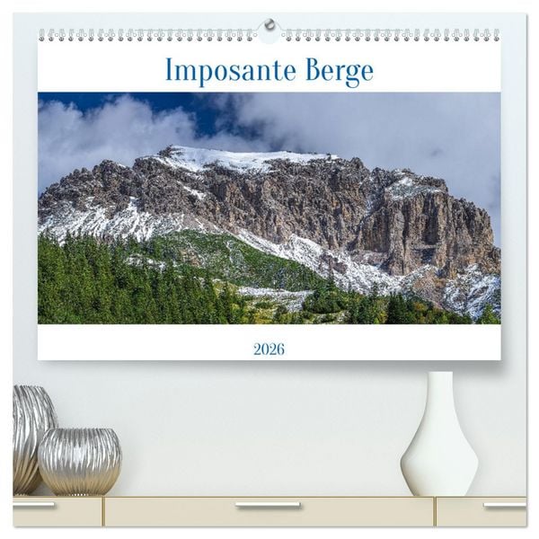 Produktbild: Imposante Berge (hochwertiger Premium Wandkalender 2026 DIN A2 quer), Kunstdruck in Hochglanz