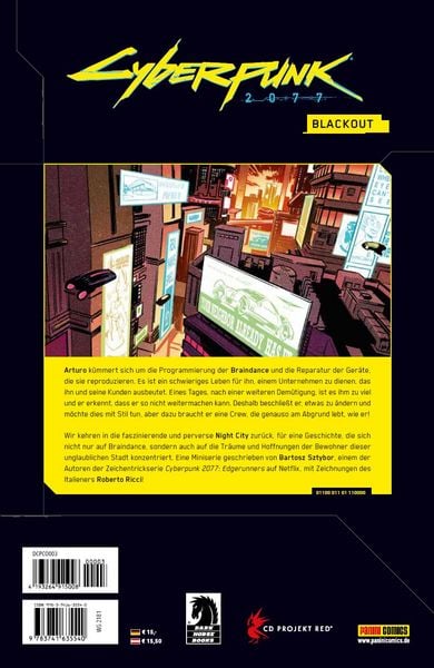 Produktbild: Cyberpunk 2077 Comics: Blackout