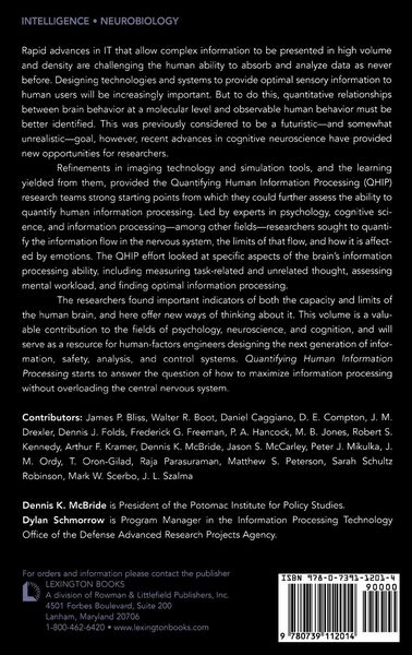 Produktbild: Quantifying Human Information Processing