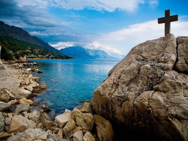 Produktbild: CALVENDO Puzzle Adriatische K&uuml;ste bei Split in Croatien | 1000 Teile Lege-Gr&ouml;&szlig;e 64x48cm Foto-Puzzle f&uuml;r gl&uuml;ckliche Stunden