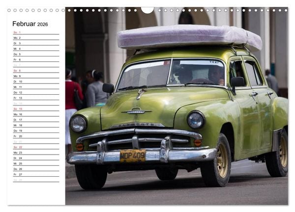 Produktbild: Cars on Cuba (Wandkalender 2026 DIN A3 quer), CALVENDO Monatskalender