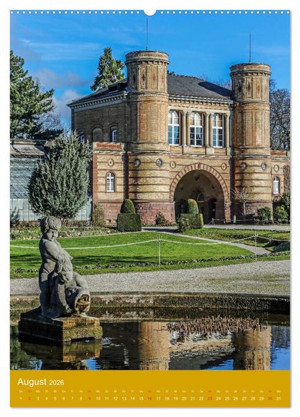 Produktbild: Sch&ouml;nes Karlsruhe (hochwertiger Premium Wandkalender 2026 DIN A2 hoch), Kunstdruck in Hochglanz