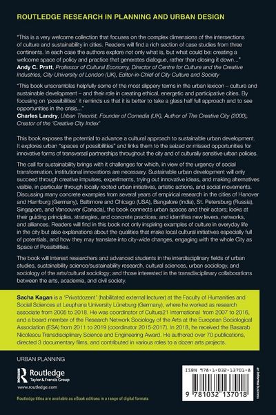 Produktbild: Culture and Sustainable Development in the City