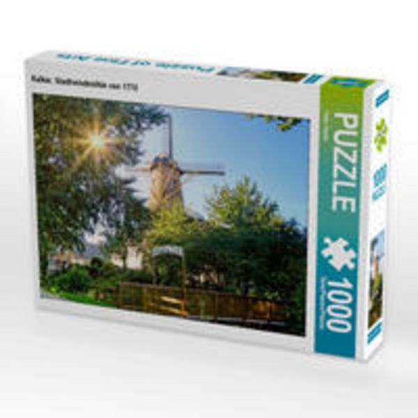 CALVENDO Puzzle Kalkar, Stadtwindmühle von 1770 1000 Teile Lege-Größe 64 x 48 cm Foto-Puzzle Bild von Peter Roder