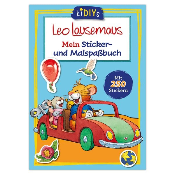 Leo Lausemaus Mein Sticker- und Malspaßbuch mit 250 Stickern, Taschenbuch von , Lingen