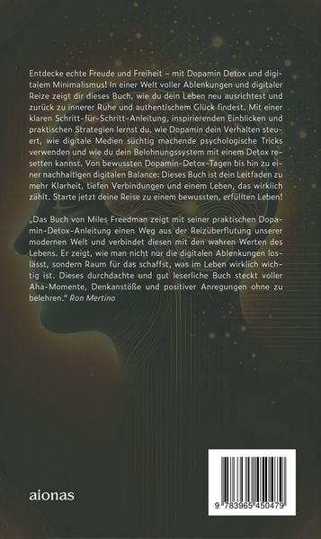 Produktbild: Dopamin Detox: Dein Weg aus der Dopaminfalle zu mehr Klarheit, Gl&uuml;ck und echter Freude