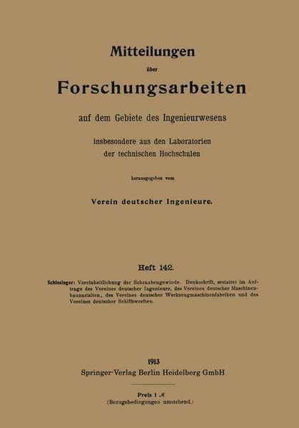 Produktbild: Mitteilungen &uuml;ber Forschungsarbeiten auf dem Gebiete des Ingenieurwesens, insbesondere aus den Laboratorien der technischen Hochschulen