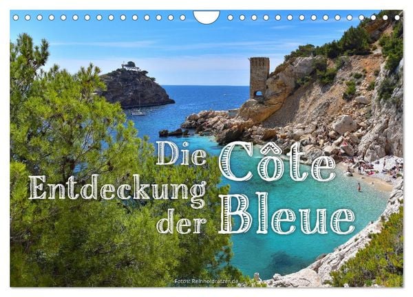 Die Entdeckung der Côte Bleue (Wandkalender 2025 DIN A4 quer), CALVENDO Monatskalender