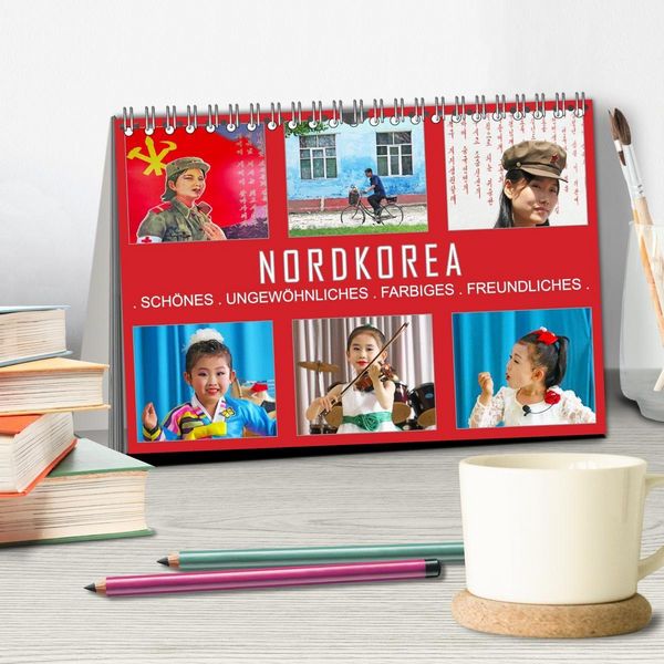 Produktbild: NORDKOREA - SCH&Ouml;NES UNGEW&Ouml;HNLICHES FARBIGES FREUNDLICHES (Tischkalender 2027 DIN A5 quer), CALVENDO Monatskalender