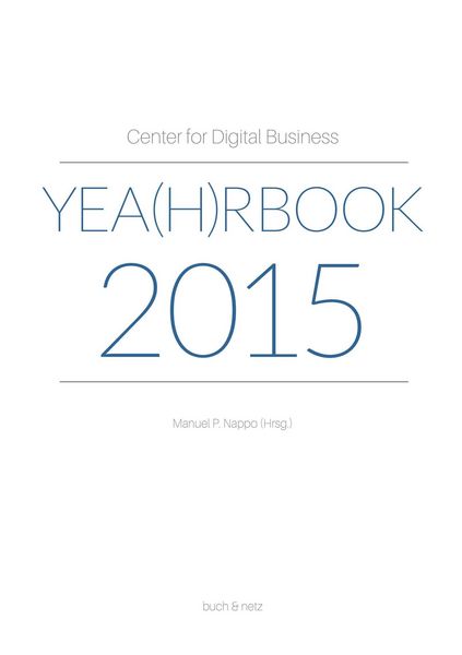 Produktbild: Center for Digital Business Yea(h)rbook 2015