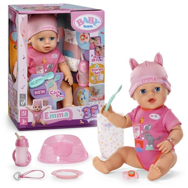 BABY born Emma Click & Play 43cm