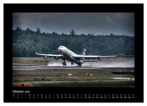 Produktbild: Faszination Luftfahrt (Wandkalender 2026 DIN A4 quer), CALVENDO Monatskalender