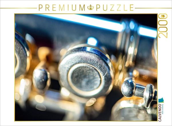 CALVENDO Puzzle Klappe einer Querflöte | 2000 Teile Lege-Größe 90x67cm Foto-Puzzle für glückliche Stunden