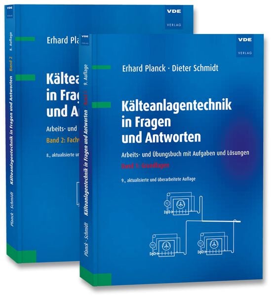 Kälteanlagentechnik in Fragen und Antworten (Set), Set von Erhard Planck,Dieter Schmidt, Vde Verlag, 978-3-8007-6384-9