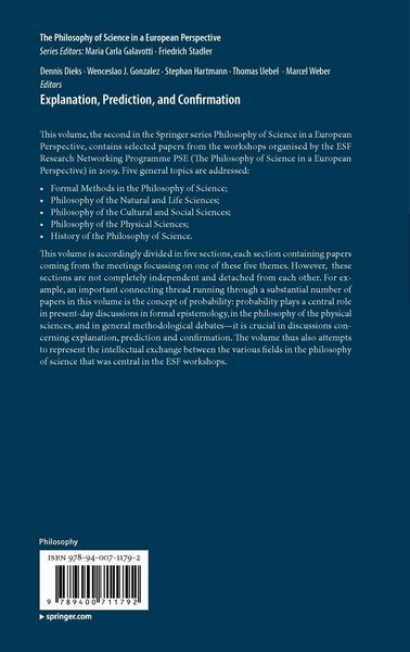 Produktbild: Explanation, Prediction, and Confirmation