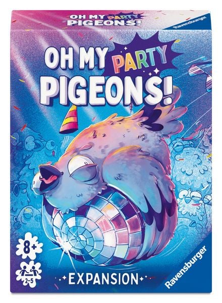 Ravensburger 12002769 - Oh my Pigeons! Party Erweiterung - Partyspiel für 2-5 Spieler, Familie & Freunde, lustig