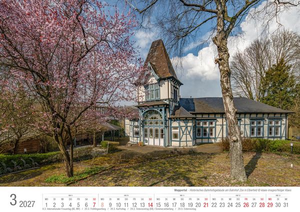 Produktbild: Wuppertal 2027 Bildkalender A3 Spiralbindung