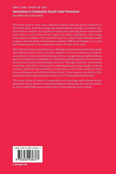 Produktbild: Innovations in Community-Based Crime Prevention