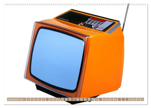 Produktbild: Fernseher der 1950er bis 70er Jahre: In die R&ouml;hre geguckt (hochwertiger Premium Wandkalender 2026 DIN A2 quer), Kunstdruck in Hochglanz