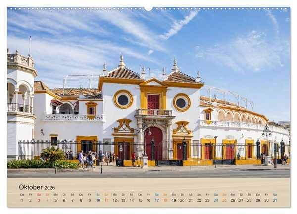 Produktbild: Sevilla - die andalusische Hauptstadt (hochwertiger Premium Wandkalender 2026 DIN A2 quer), Kunstdruck in Hochglanz