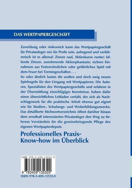 Produktbild: Das Wertpapiergesch&auml;ft