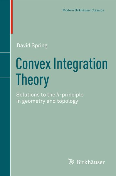 Produktbild: Convex Integration Theory