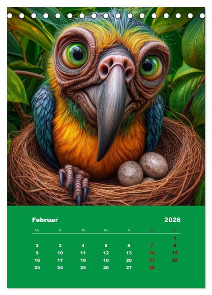 Produktbild: Waldo und Stefler (Tischkalender 2026 DIN A5 hoch), CALVENDO Monatskalender