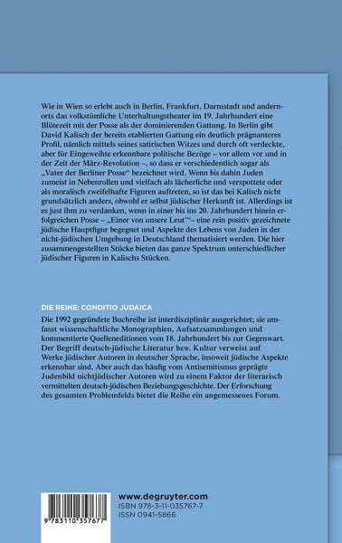 Produktbild: David Kalisch &ndash; drei j&uuml;dische Possen