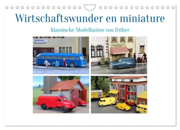 Produktbild: Wirtschaftswunder en miniature (Wandkalender 2026 DIN A4 quer), CALVENDO Monatskalender