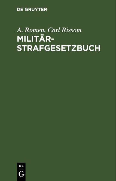 Produktbild: Milit&auml;rstrafgesetzbuch