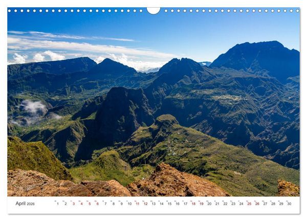 Produktbild: &Icirc;le de la R&eacute;union - Das franz&ouml;sische Paradies im Indischen Ozean (Wandkalender 2026 DIN A3 quer), CALVENDO Monatskalender