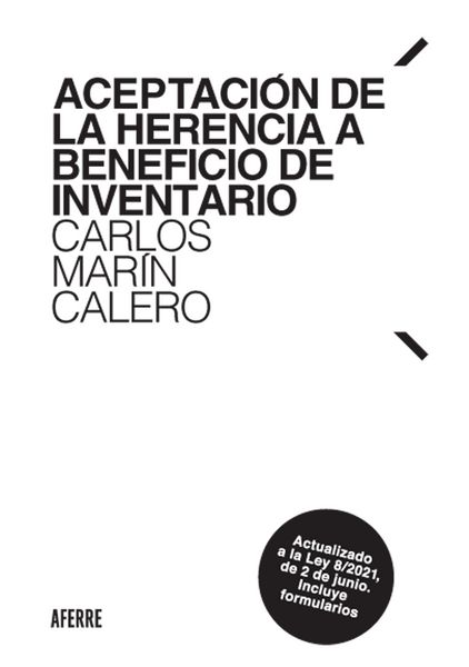 Produktbild: Aceptaci&oacute;n de la herencia a beneficio de inventario