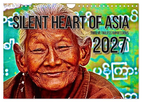Produktbild: Silent Heart of Asia (Wall Calendar 2027 DIN A4 landscape), CALVENDO 12 Month Wall Calendar