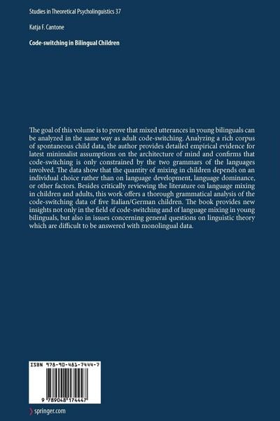 Produktbild: Code-switching in Bilingual Children