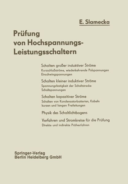 Produktbild: Pr&uuml;fung von Hochspannungs-Leistungsschaltern