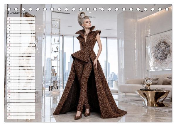 Produktbild: Caf&eacute; Couture (Tischkalender 2027 DIN A5 quer), CALVENDO Monatskalender