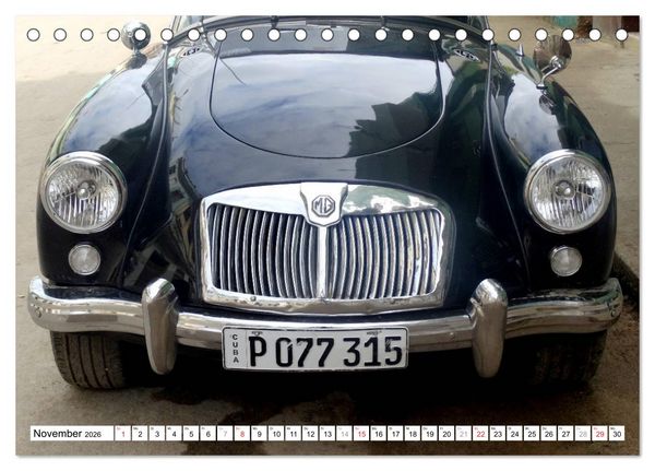 Produktbild: Englische Roadster - Oldtimer Schmuckst&uuml;cke der F&uuml;nfziger Jahre (Tischkalender 2026 DIN A5 quer), CALVENDO Monatskalender