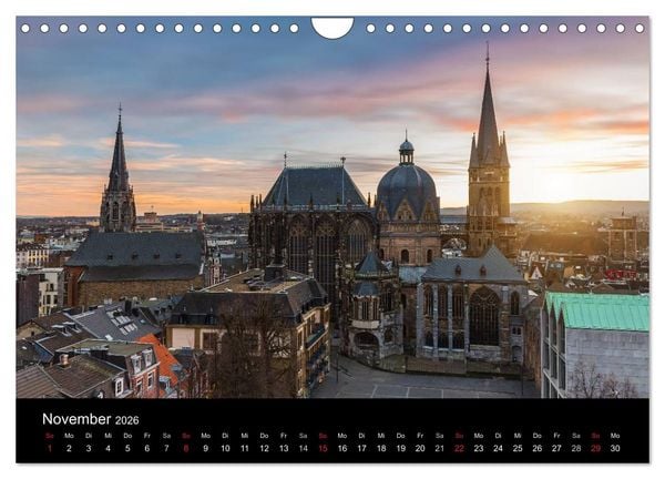 Produktbild: Aachen - ming He&auml;metstadt (Wandkalender 2026 DIN A4 quer), CALVENDO Monatskalender