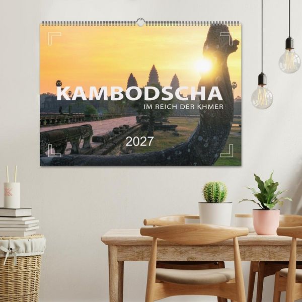 Produktbild: KAMBODSCHA - Im Reich der Khmer (Wandkalender 2027 DIN A2 quer), CALVENDO Monatskalender
