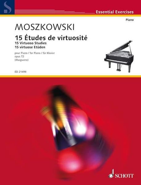 Produktbild: Moszkowski, M: 15 &Eacute;tudes de virtuosit&eacute;