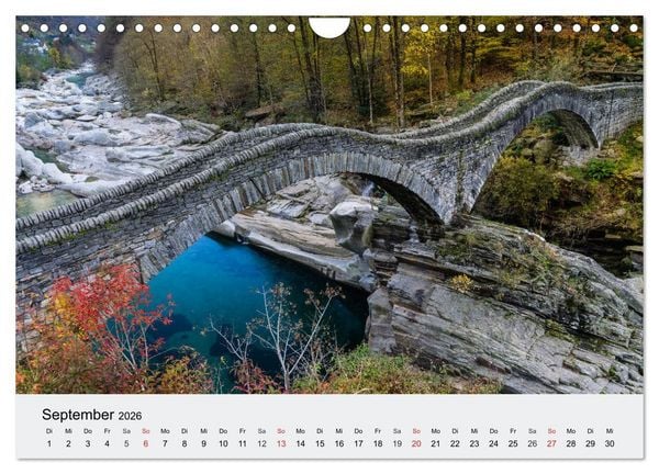 Produktbild: Tessin - Ticino (Wandkalender 2026 DIN A4 quer), CALVENDO Monatskalender