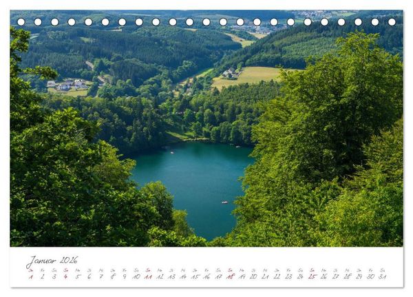 Produktbild: Erlebnis Eifel (Tischkalender 2026 DIN A5 quer), CALVENDO Monatskalender