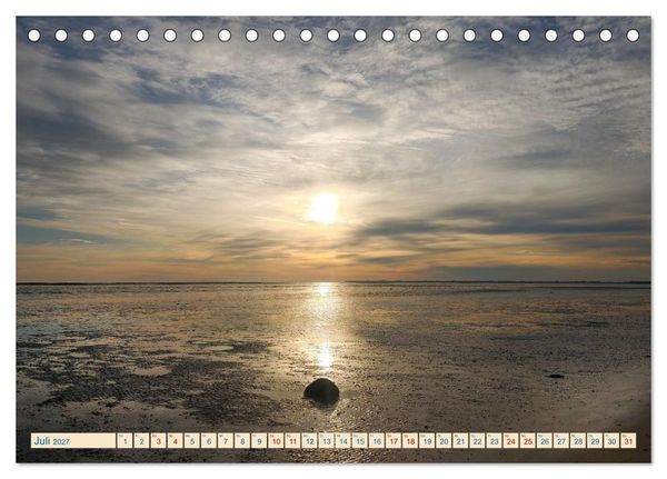 Produktbild: Insel-Licht. Sylt im Wechsel des Lichts (Tischkalender 2027 DIN A5 quer), CALVENDO Monatskalender