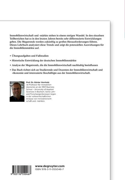 Produktbild: Entwicklungen und Megatrends der Immobilienwirtschaft