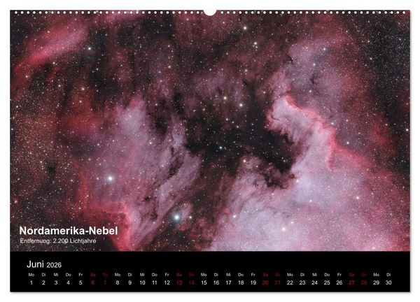 Produktbild: Juwelen des Nachthimmels (Wandkalender 2026 DIN A2 quer), CALVENDO Monatskalender