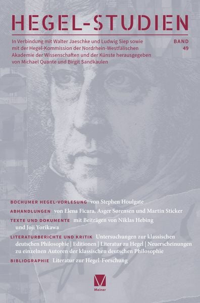 Produktbild: Hegel-Studien Band 49